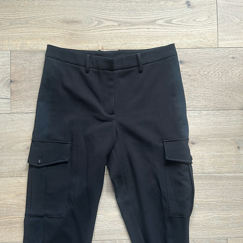 Donna Karen Cargo Joggers, Black, 6